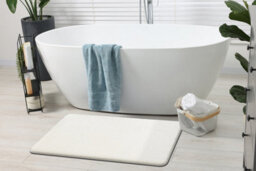 RugsX Bathroom Rug Santa Plain, Non-Slip, Soft - White   50X80 Cm - thumbnail 3