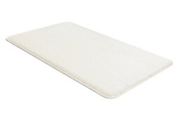 RugsX Bathroom Rug Santa Plain, Non-Slip, Soft - White   50X80 Cm - thumbnail 2