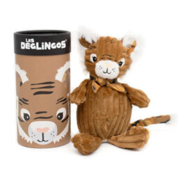 Les Dèglingos Les Degingos Small Speculos The Tiger In Box Plush Figure Kids Soft Cuddly Toy - thumbnail 1