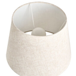 Beliani Table Lamp Humuya Ceramic Light Beige - thumbnail 4