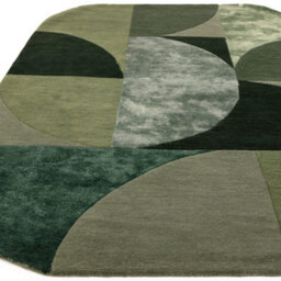 Forest Abstract Wool Handmade Luxurious Modern Geometric Rug For Living Room And Bedroom-200Cm X 300Cm - thumbnail 4