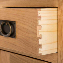 Surrey Oak Extra Large Sideboard Cabinet Fully Assembled - By Roseland Furniture - thumbnail 6