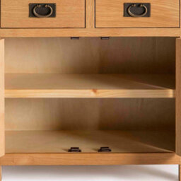 Surrey Oak Extra Large Sideboard Cabinet Fully Assembled - By Roseland Furniture - thumbnail 8