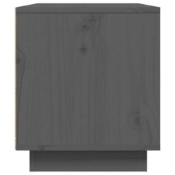 Berkfield Sturdy Tv Cabinet Grey 80X35X40.5 Cm Solid Wood Pine - thumbnail 6