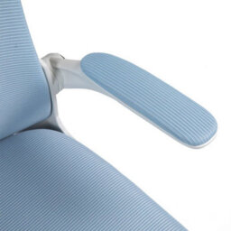 Blue Ergonomic Office Chair High Back Mesh Desk Chair With Headrest Lumbar Support - thumbnail 5