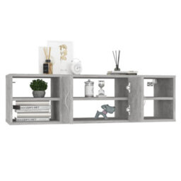 Berkfield Wall Shelf Concrete Grey 102X30X29 Cm Engineered Wood - thumbnail 4