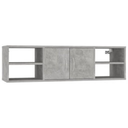 Berkfield Wall Shelf Concrete Grey 102X30X29 Cm Engineered Wood - thumbnail 2