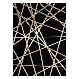 RugsX Carpet Allure 1964 Geometric - Structural, Stylish, Glamour Black Gold 240X330 Cm - thumbnail 2