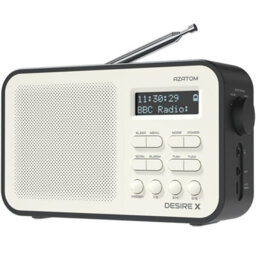 Azatom Desire X Dab / Dab+ Radio Mains & Battery, Bluetooth, Alarms, Fast Presets (Black) - thumbnail 1