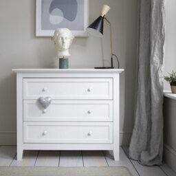 Nöa & Nani Noa & Nani Chest Of Drawers 3 Drawer Wide In Classic White Torsby - thumbnail 2