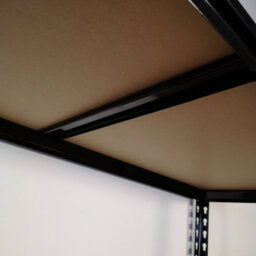 Samuel Alexander 1.22M X 1.83M 5 Tier Heavy Duty Metal Shelving Storage Racking Unit In Black - thumbnail 9