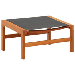 Berkfield Garden Chair With Footrest Solid Eucalyptus Wood And Textilene - thumbnail 6