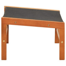 Berkfield Garden Chair With Footrest Solid Eucalyptus Wood And Textilene - thumbnail 7