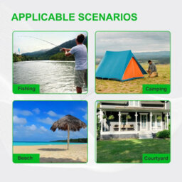 Carpzilla Portable Folding Fishing Chair With Footrest 170 Recline Extend Green - thumbnail 3