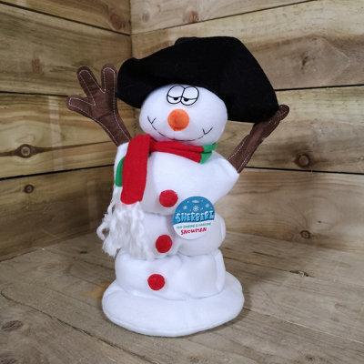 Samuel Alexander 35Cm Singing & Dancing Animated Sherbert Snowman Christmas Decoration - image 1