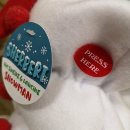 Samuel Alexander 35Cm Singing & Dancing Animated Sherbert Snowman Christmas Decoration - thumbnail 8