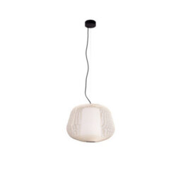 Luminosa Lighting Luminosa Nara Outdoor Pendant Ceiling Light Beige 1X E27 Ip65