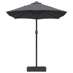 Berkfield Modern Garden Parasol Anthracite 385 X 209 X 244 Cm Fabric - thumbnail 5