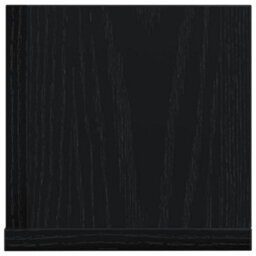 Berkfield Wall Shelves 2 Pcs Black 75X16.5X16.5 Cm Engineered Wood - thumbnail 6