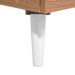 Beliani Scandinavian Coffee Table 100 X 60 Cm Light Brown With White Drawers And Shelves - thumbnail 8