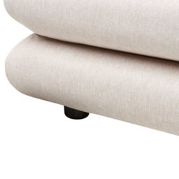 Beliani Bed Faux Linen Lavardens 160 X 200 Cm (Eu King Size) Light Beige - thumbnail 8