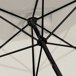 Sundaze Cream 2X3M Garden Parasol Patio Umbrella Sun Shade Canopy With Hand Crank Tilt Function - thumbnail 8