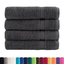 Berkfield Durable Premium Shower Towels Solund 4Pcs Anthracite 70X140Cm 600Gsm