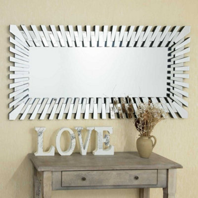 Pagazzi Lighting Pagazzi Oakley 79X170Cm Rectangular Silver Mirror