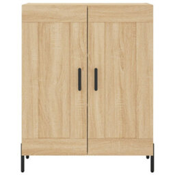 Berkfield Highboard Sonoma Oak 69.5X34X180 Cm Engineered Wood - thumbnail 8