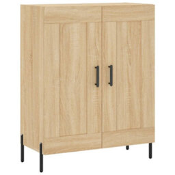 Berkfield Highboard Sonoma Oak 69.5X34X180 Cm Engineered Wood - thumbnail 7