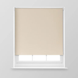 A.unique Home Premium Trimmable Thermal Blackout Roller Window Blind  -  4Ft - Cream  - 120Cm ( W ) X 170Cm ( L ) - thumbnail 1