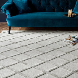 Silver Wool Handmade Luxurious Modern Rug Easy To Clean Living Room And Bedroom-200Cm X 290Cm - thumbnail 2