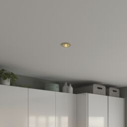 GoodHome Gamow Matt Gold Effect Fixed Led Fire-Rated Warm & Neutral Downlight 5W Ip65 - thumbnail 2