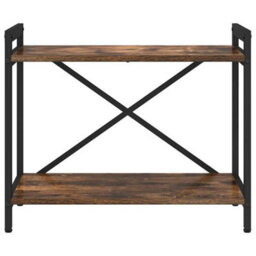 Berkfield Modern Bookcase Smoked Oak 60 X 30 X 48.5 Cm Engineered Wood - thumbnail 5