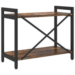 Berkfield Modern Bookcase Smoked Oak 60 X 30 X 48.5 Cm Engineered Wood - thumbnail 7