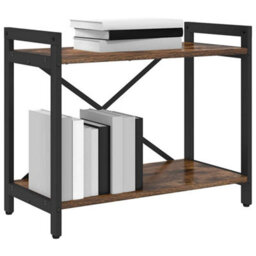 Berkfield Modern Bookcase Smoked Oak 60 X 30 X 48.5 Cm Engineered Wood - thumbnail 3