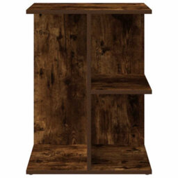 Berkfield Bedside Tables 2 Pcs Smoked Oak 46.5X29X61 Cm Engineered Wood - thumbnail 5