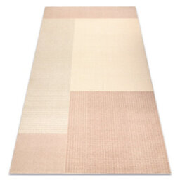 RugsX Flux 461.9.ae200 Wool Carpet Osta - Geometric, Structural, Loft Beige Pink 60X120 Cm - thumbnail 4