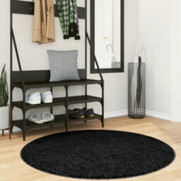 Berkfield Rug Oviedo Short Pile Black Size  120 Cm - thumbnail 1