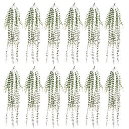 Leaf Pack Of 12 X 120Cm Artificial Hanging Extra Long String Of Pearls - thumbnail 1