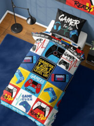 Gamer For Life Levels Single Duvet Cover Set - thumbnail 3
