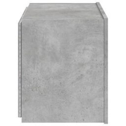 Berkfield Durable Tv Wall Cabinet With Led Lights Concrete Grey 60X35X41 Cm - thumbnail 9
