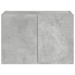 Berkfield Durable Tv Wall Cabinet With Led Lights Concrete Grey 60X35X41 Cm - thumbnail 8
