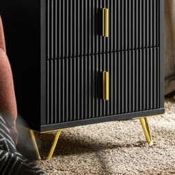 Sobuy Fbt115-Schx2, Bedside Table With 2 Drawers Functional,black,w63Xd46.5Xh47.3 - thumbnail 7