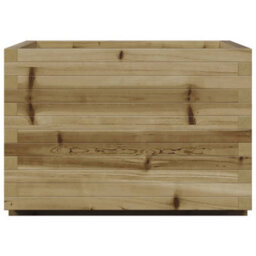 Berkfield Rustic Garden Planter 70X70X49.5 Cm Impregnated Wood Pine - thumbnail 6
