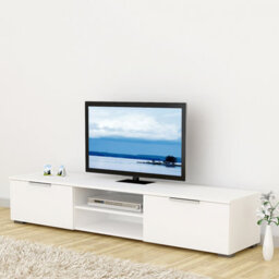 Furniture To Go Match Tv Unit 2 Drawers 2 Shelf In White High Gloss - thumbnail 7