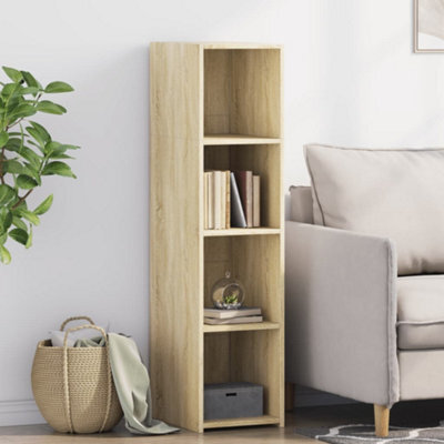 Berkfield Highboard Sonoma Oak 30X41X124 Cm Engineered Wood - image 1