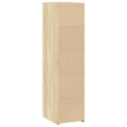 Berkfield Highboard Sonoma Oak 30X41X124 Cm Engineered Wood - thumbnail 6