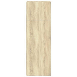 Berkfield Highboard Sonoma Oak 30X41X124 Cm Engineered Wood - thumbnail 5