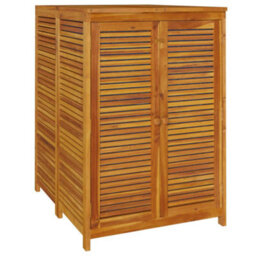 Berkfield Garden Storage Box 70X87X104 Cm Solid Wood Acacia - thumbnail 2